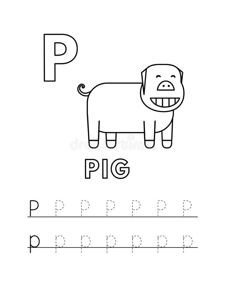 Pig coloring pages stock illustrations â pig coloring pages stock illustrations vectors clipart