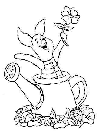 Winnie the pooh coloring page