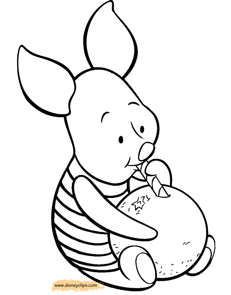 Piglet coloring pages