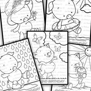 Piglet coloring page