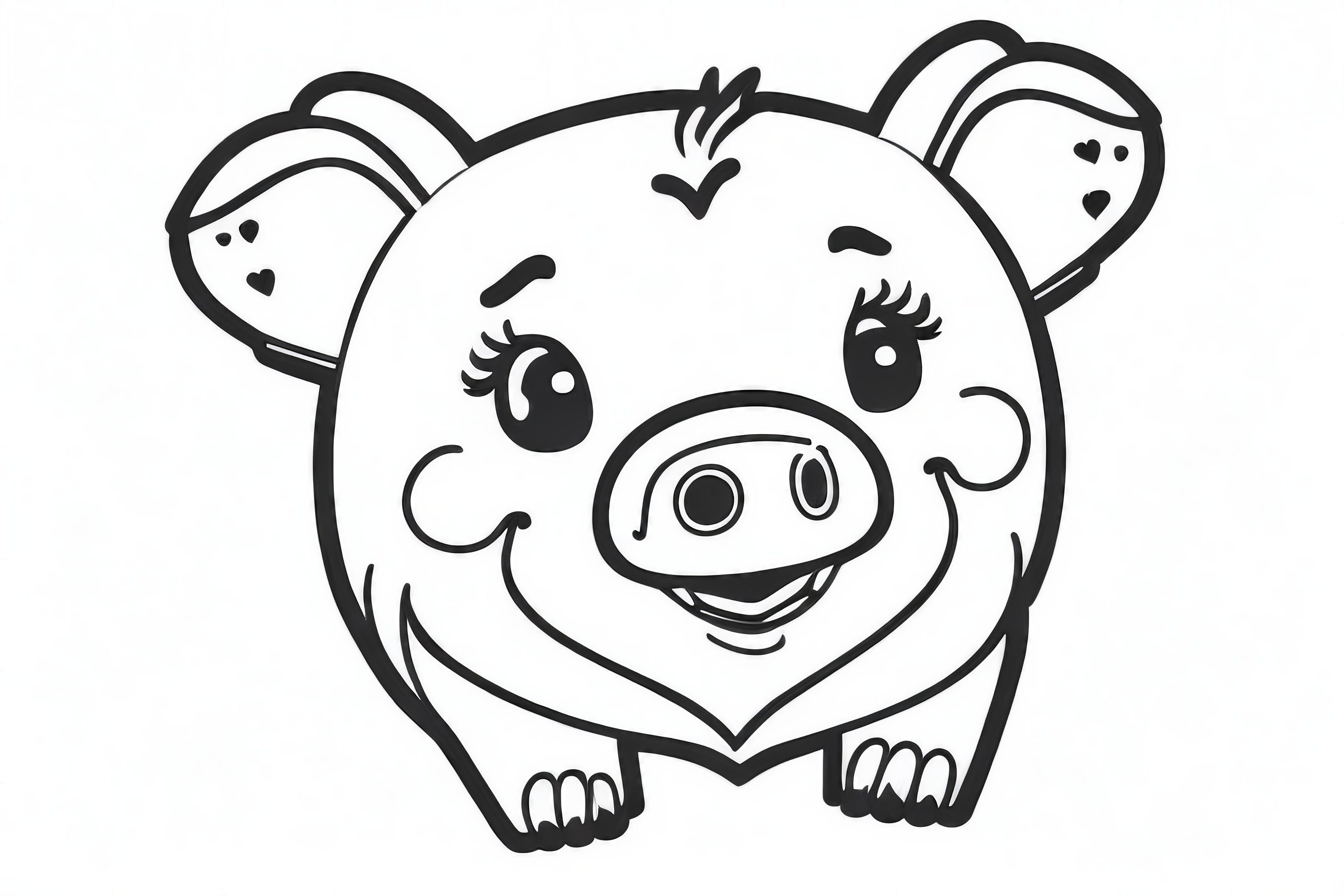 Piggy coloring pages
