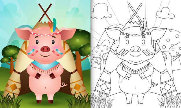Page pink pig coloring page images