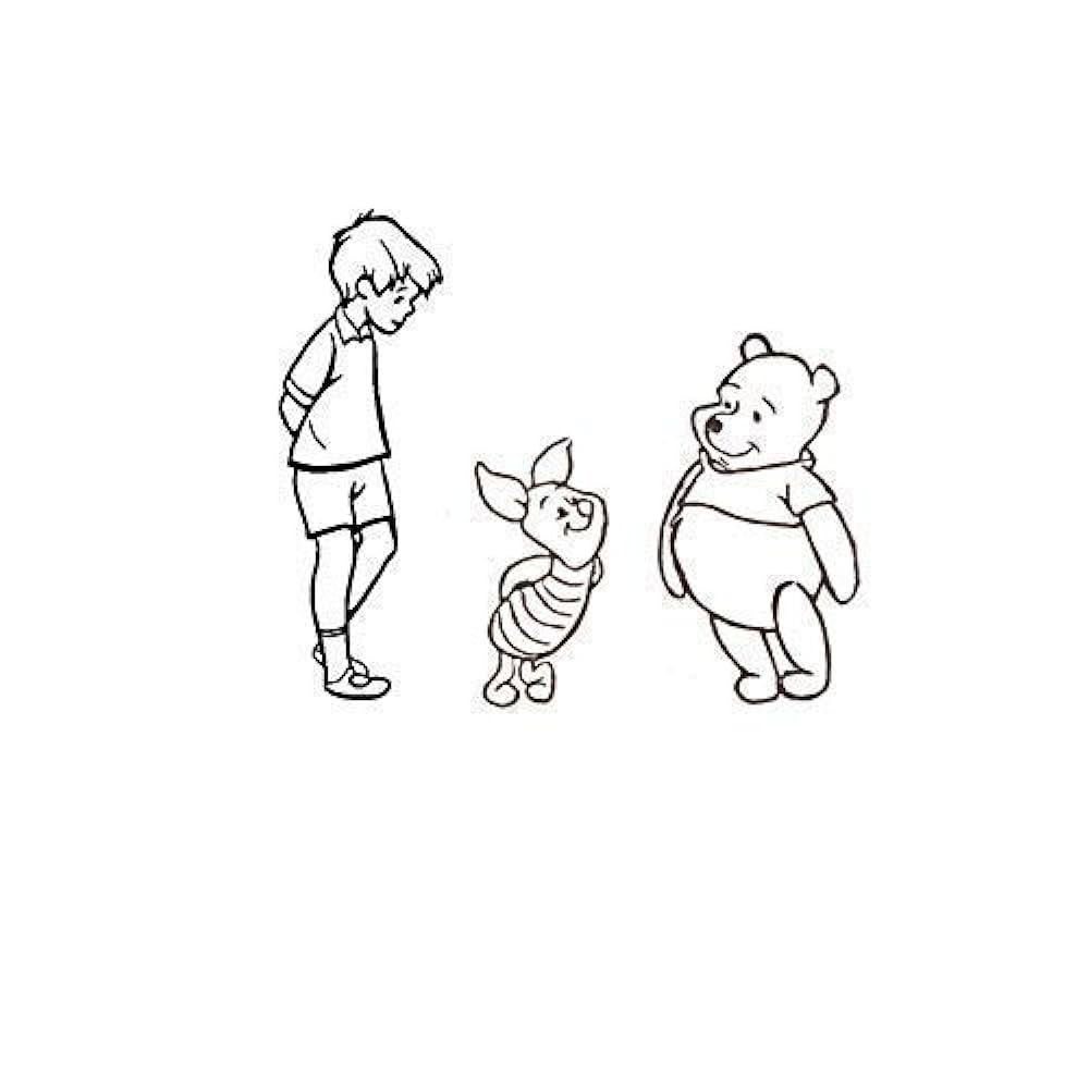 Christopher robin winnie the pooh and piglet