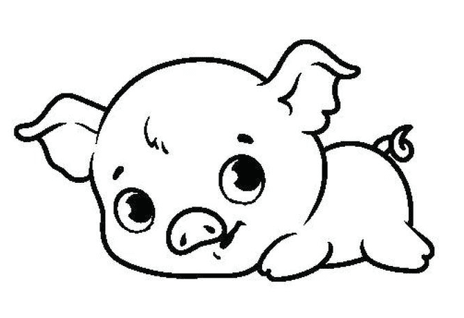 Pig coloring pages printable for free download