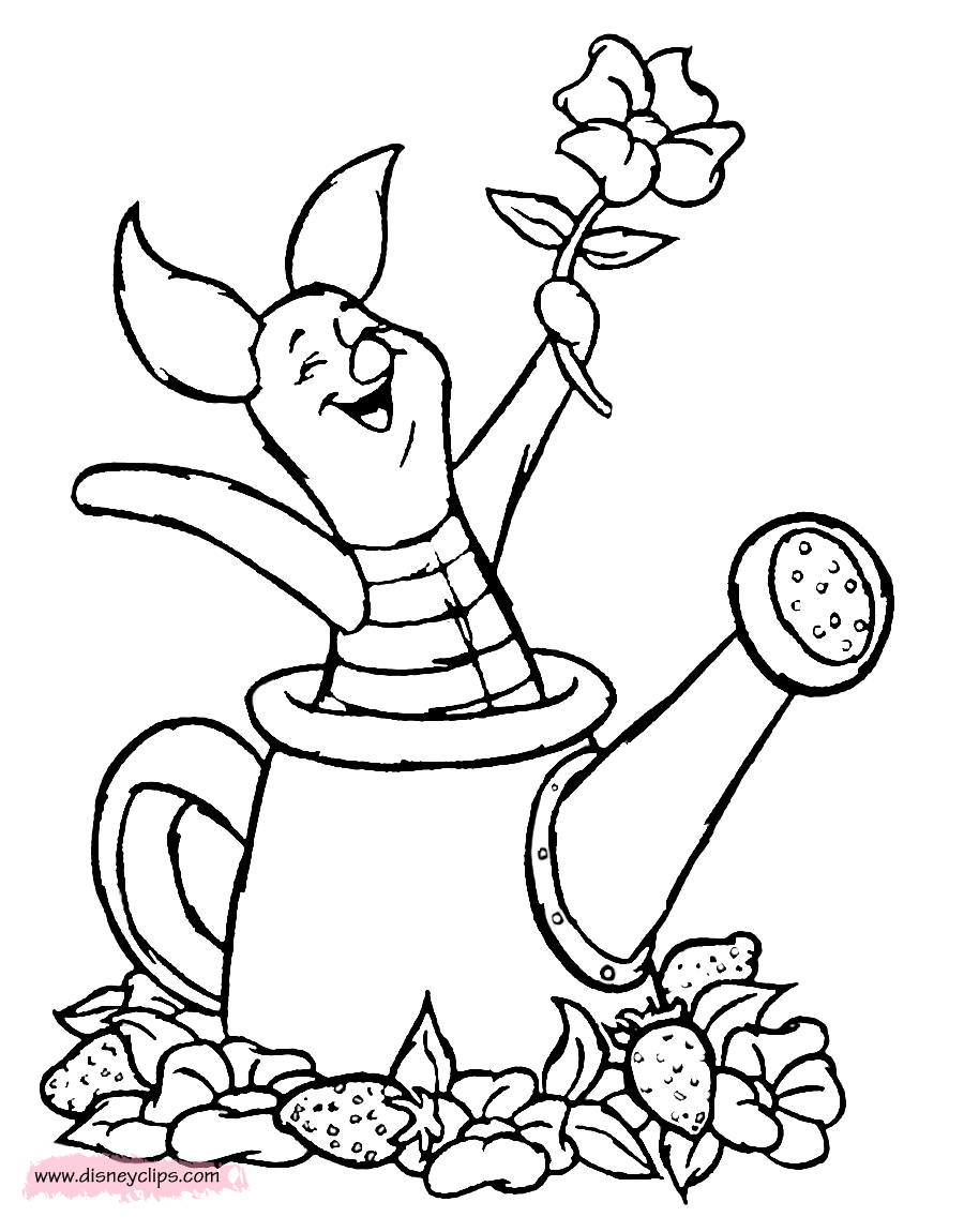 Piglet coloring pages