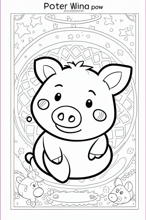 Mandala coloring page for kids