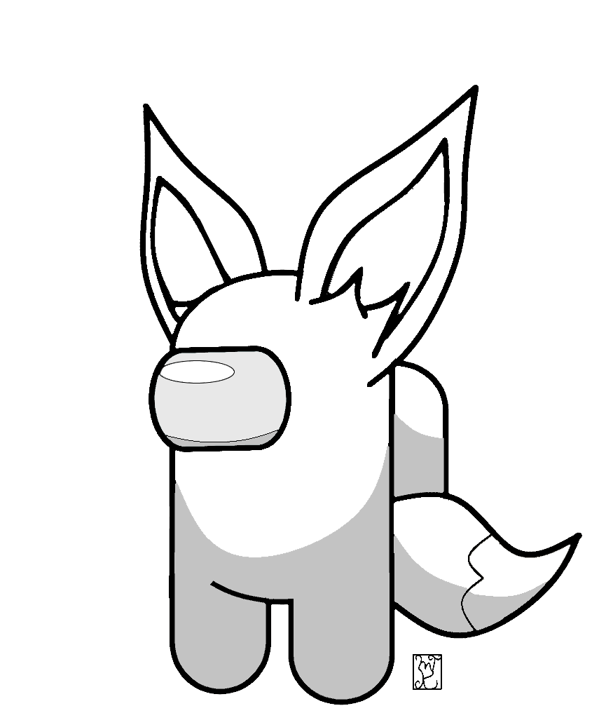 Among us eevee female base by mlgpirate on