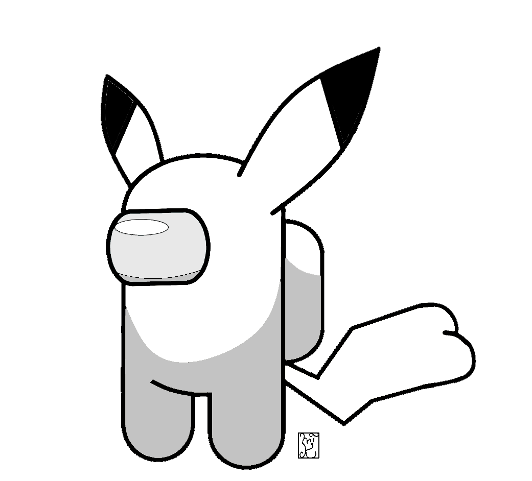 Among us pikachu female base by mlgpirate on