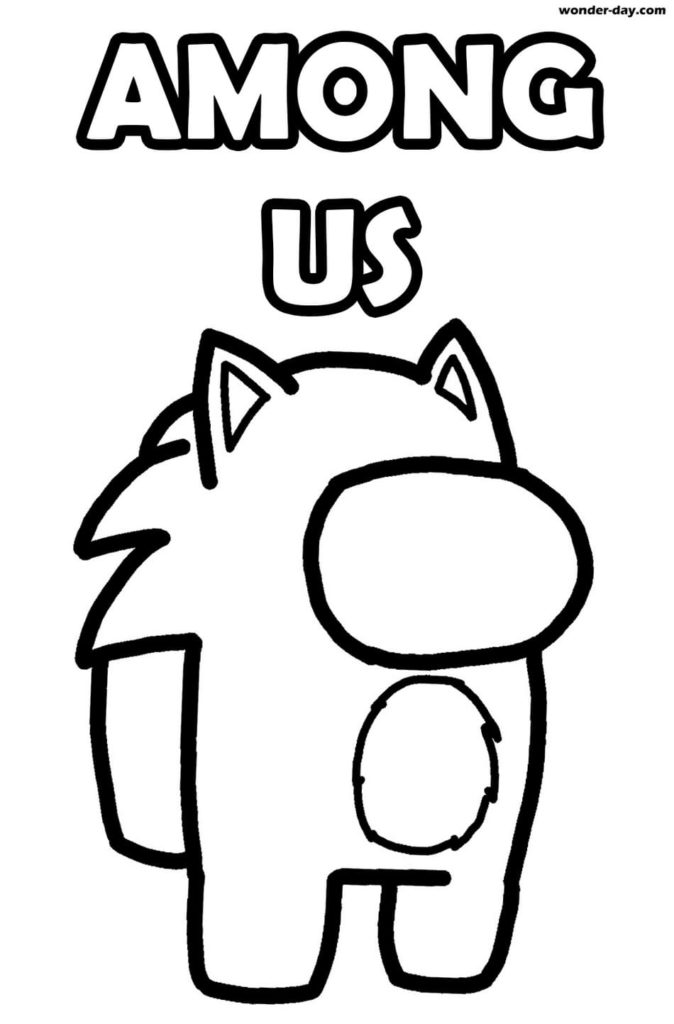 Among us coloring pages