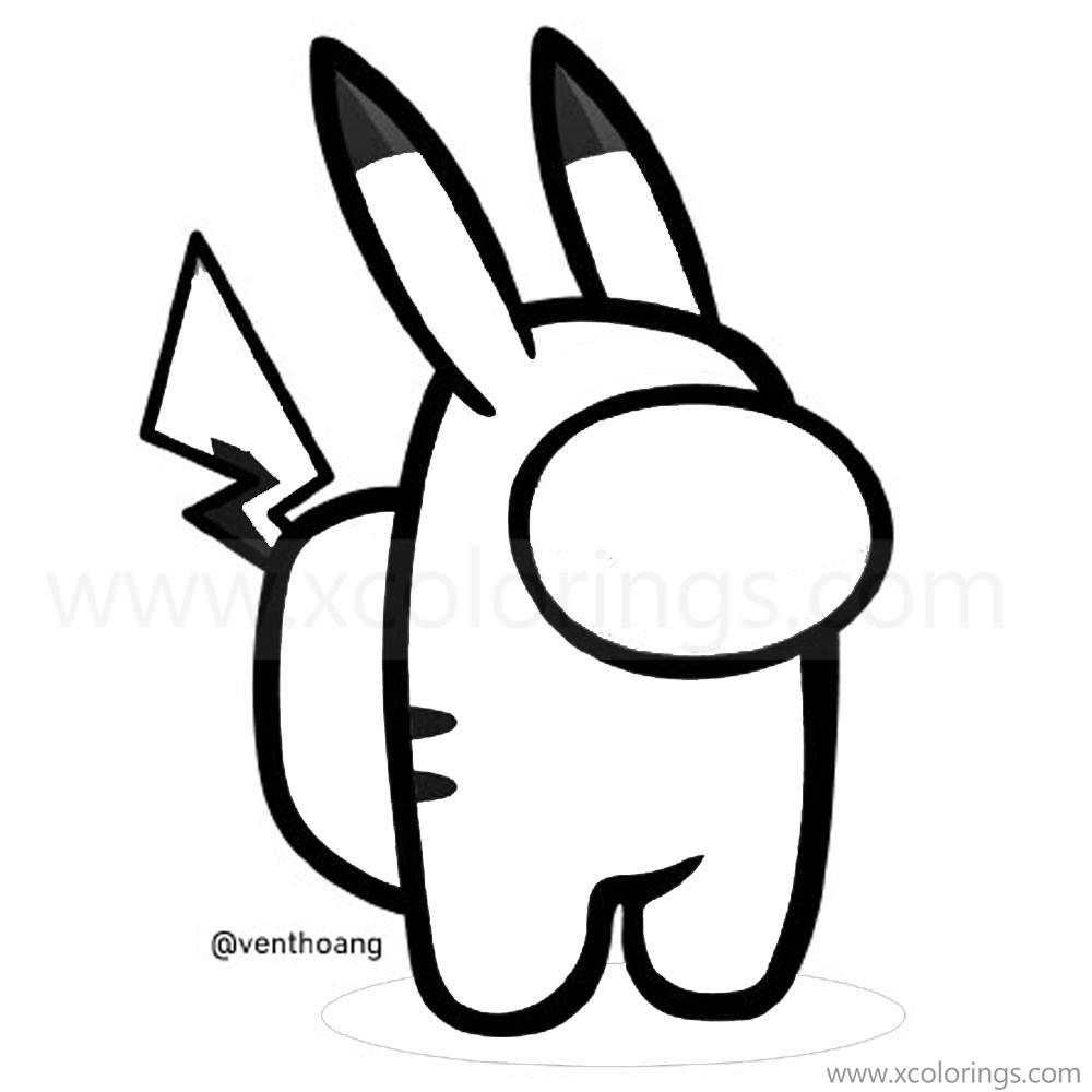 Among us coloring pages pikachu coloring pages coloring pages for kids printable coloring pages