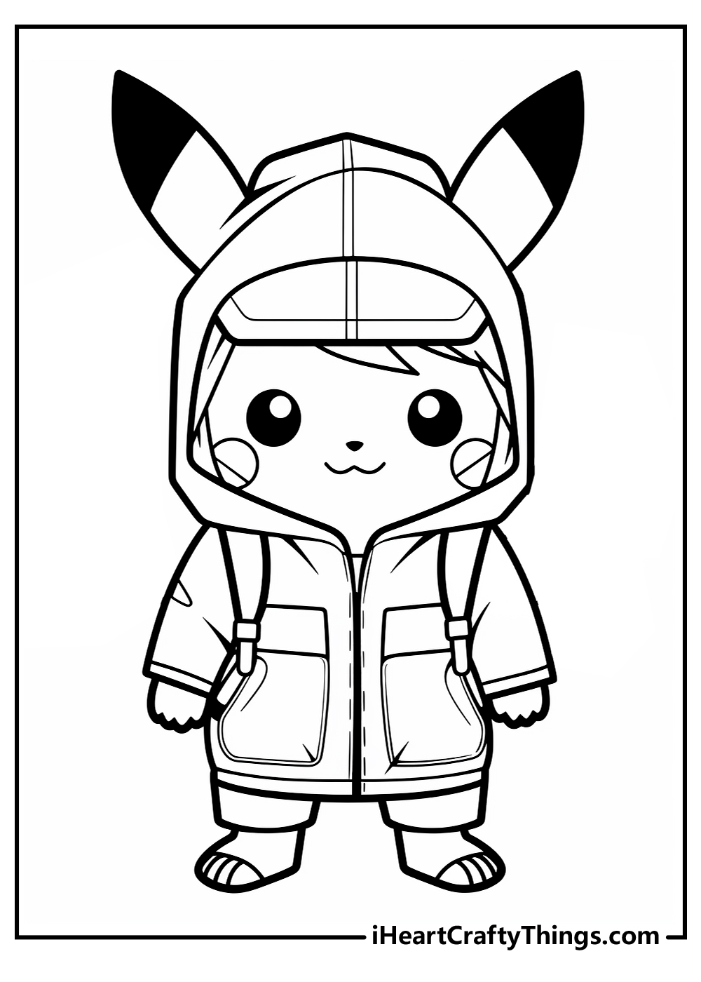 Pikachu coloring pages free printables