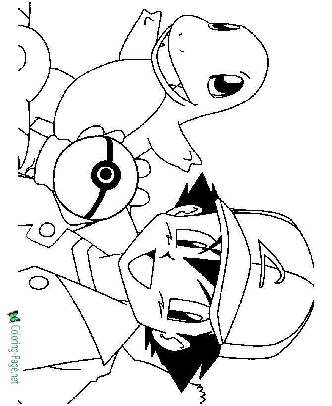 Pokemon coloring pages