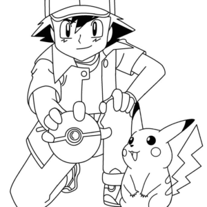 Pikachu coloring pages printable for free download