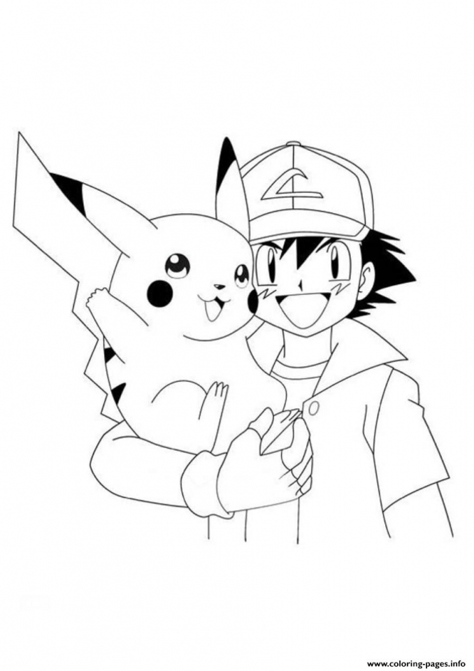 Get this ash and pikachu coloring pages asfe