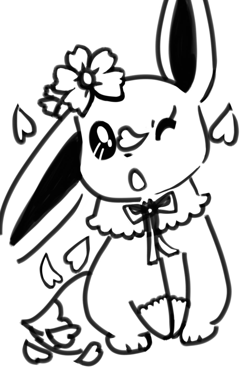 Lamees ð on x pkmnart anipoke ãããã here are some pokemon colouring pages i made two new art just for this purpose eevee and pikachu and two old drawings slightly cleanededited irispikachu