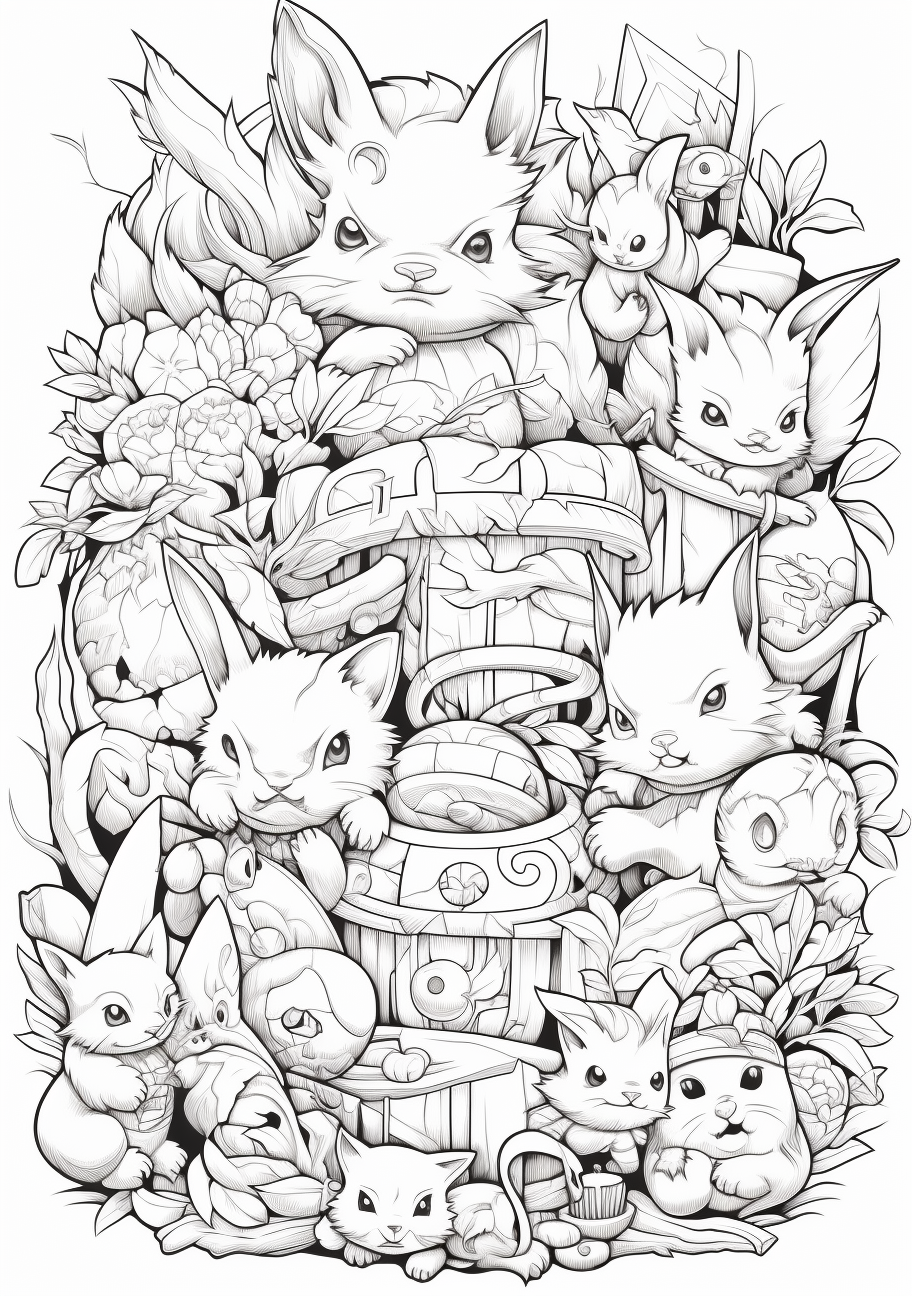 Pikachu and friends uniting forces