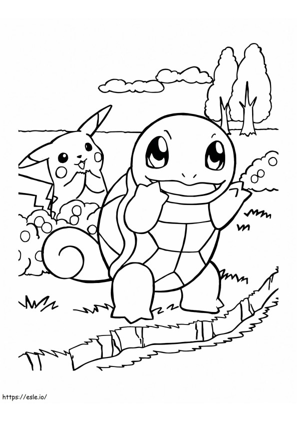 Pikachu coloring pages