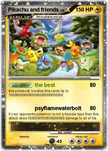 Pokemon pikachu and friends