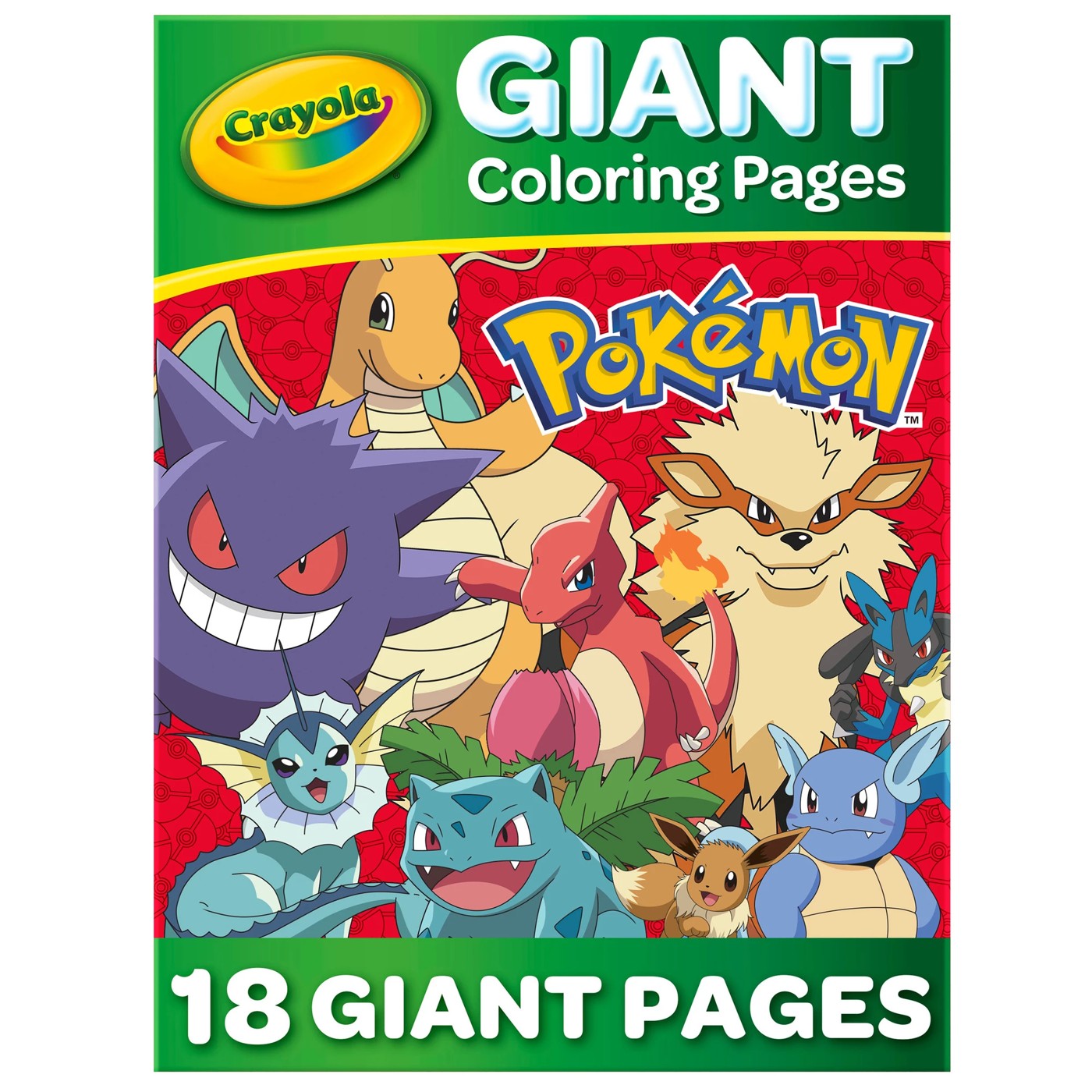 Crayola giant colouring pages foldalope pokemon stralia
