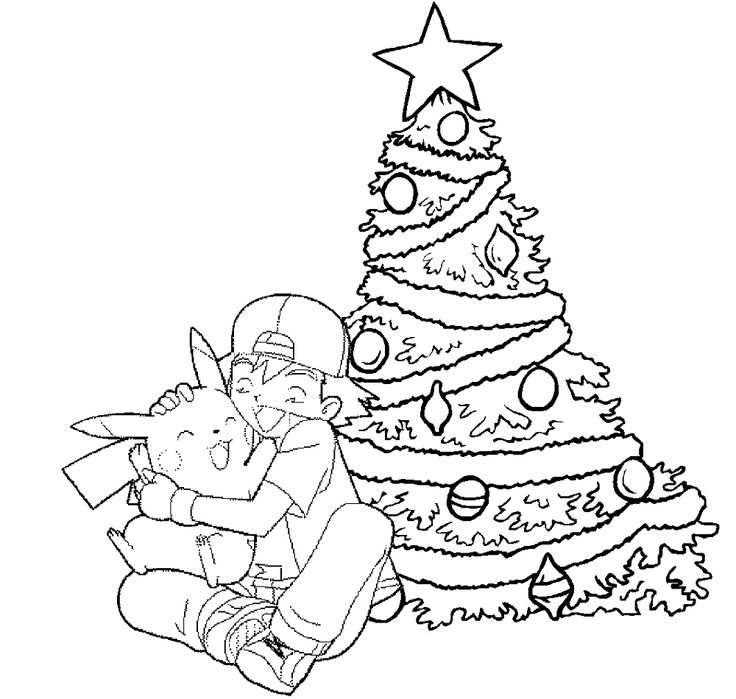 Pokemon christmas coloring pages educative printable pãginas para colorear de navidad ãrbol de navidad para colorear pãginas para colorear de pokemon