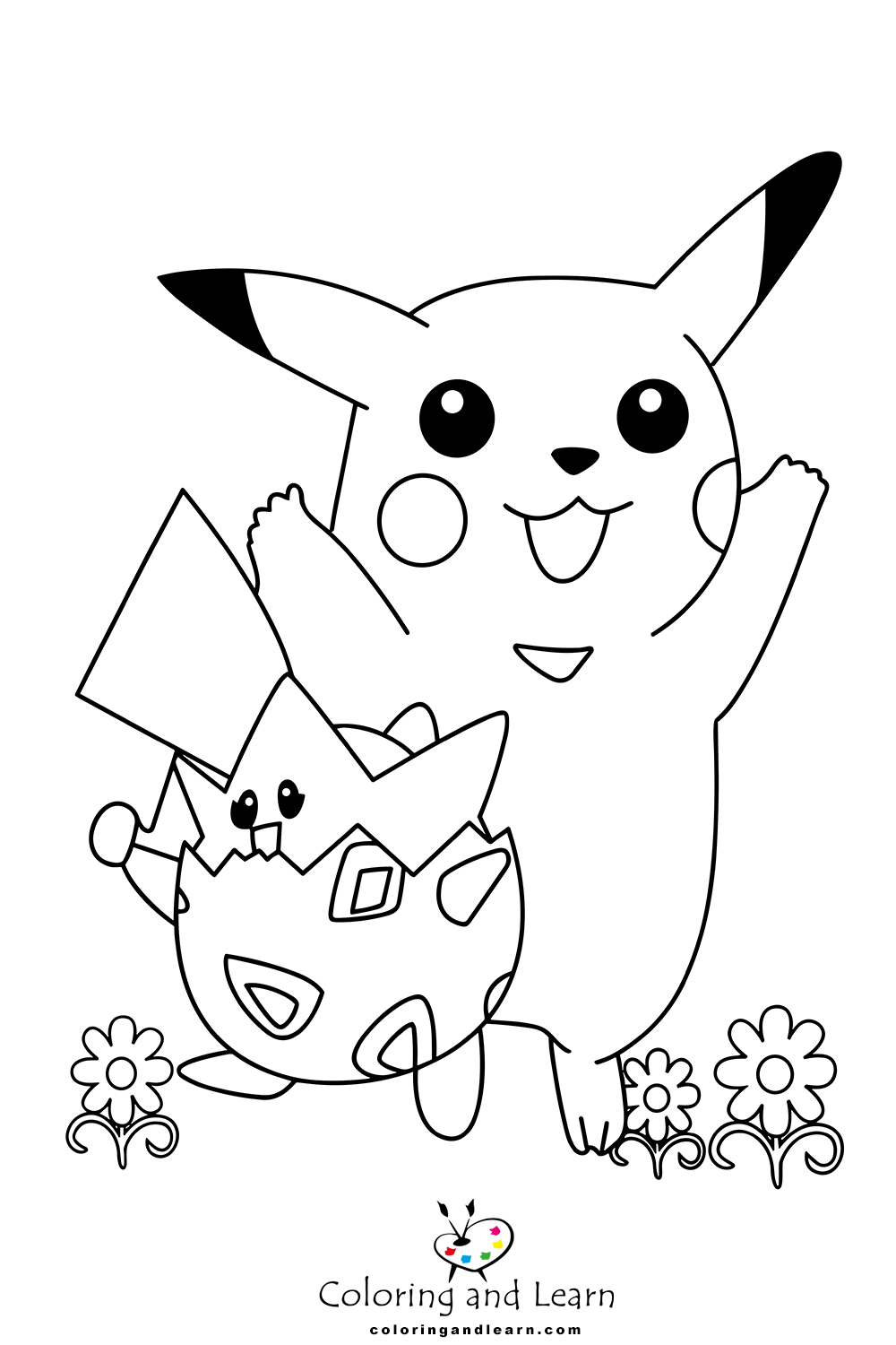 Pikachu coloring pages