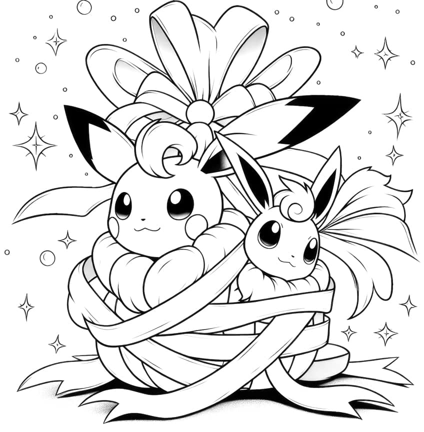 Pikachu coloring pages