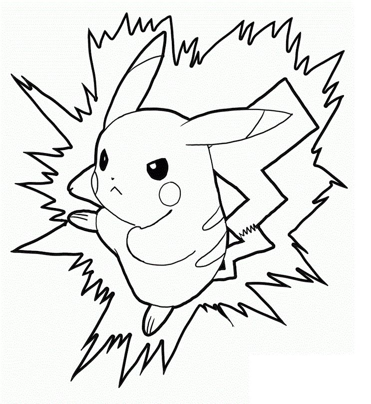 Cool printable pikachu colouring pages for kids pikachu pagine da colorare per bambini pokemon
