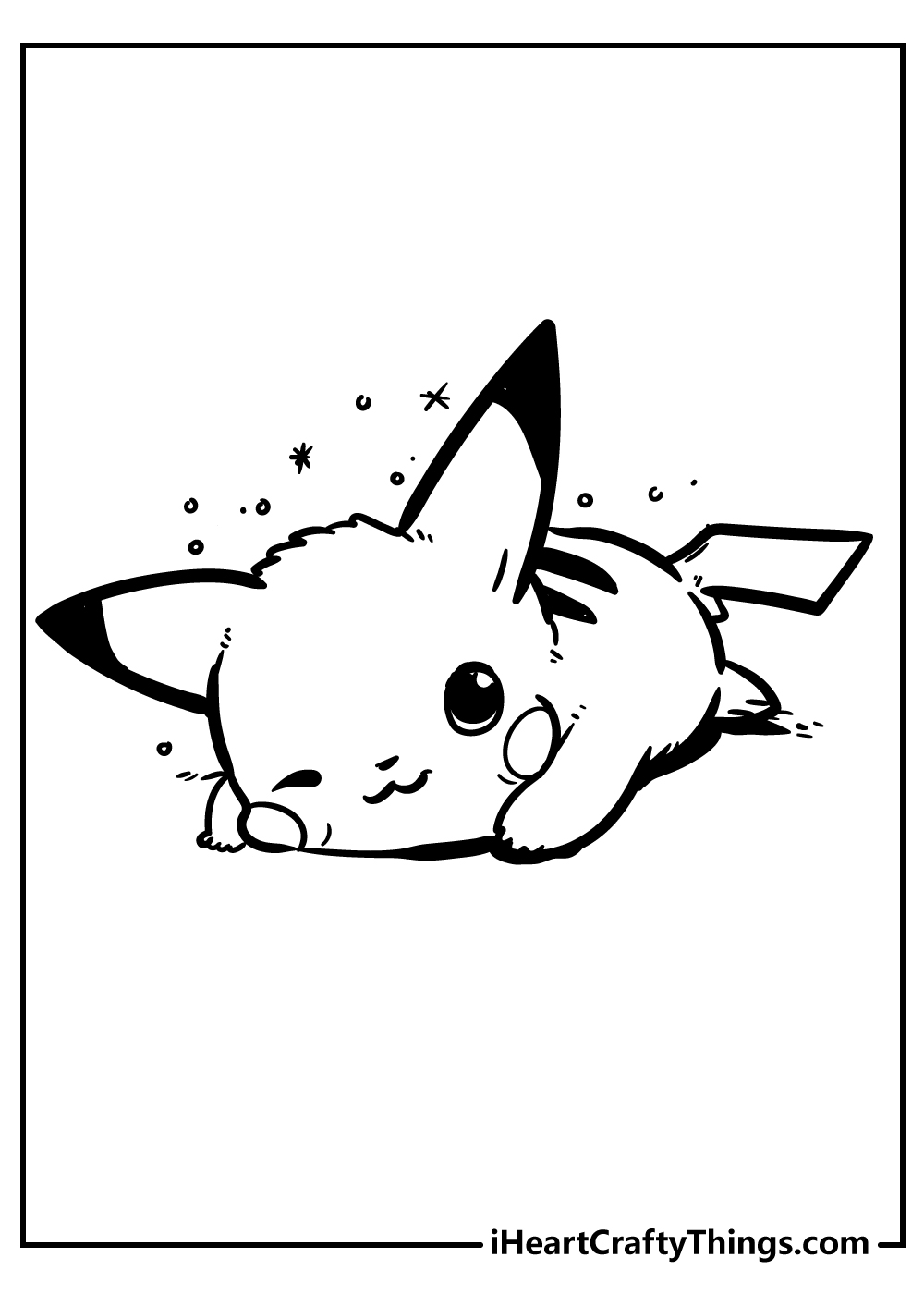 Pikachu coloring pages free printables