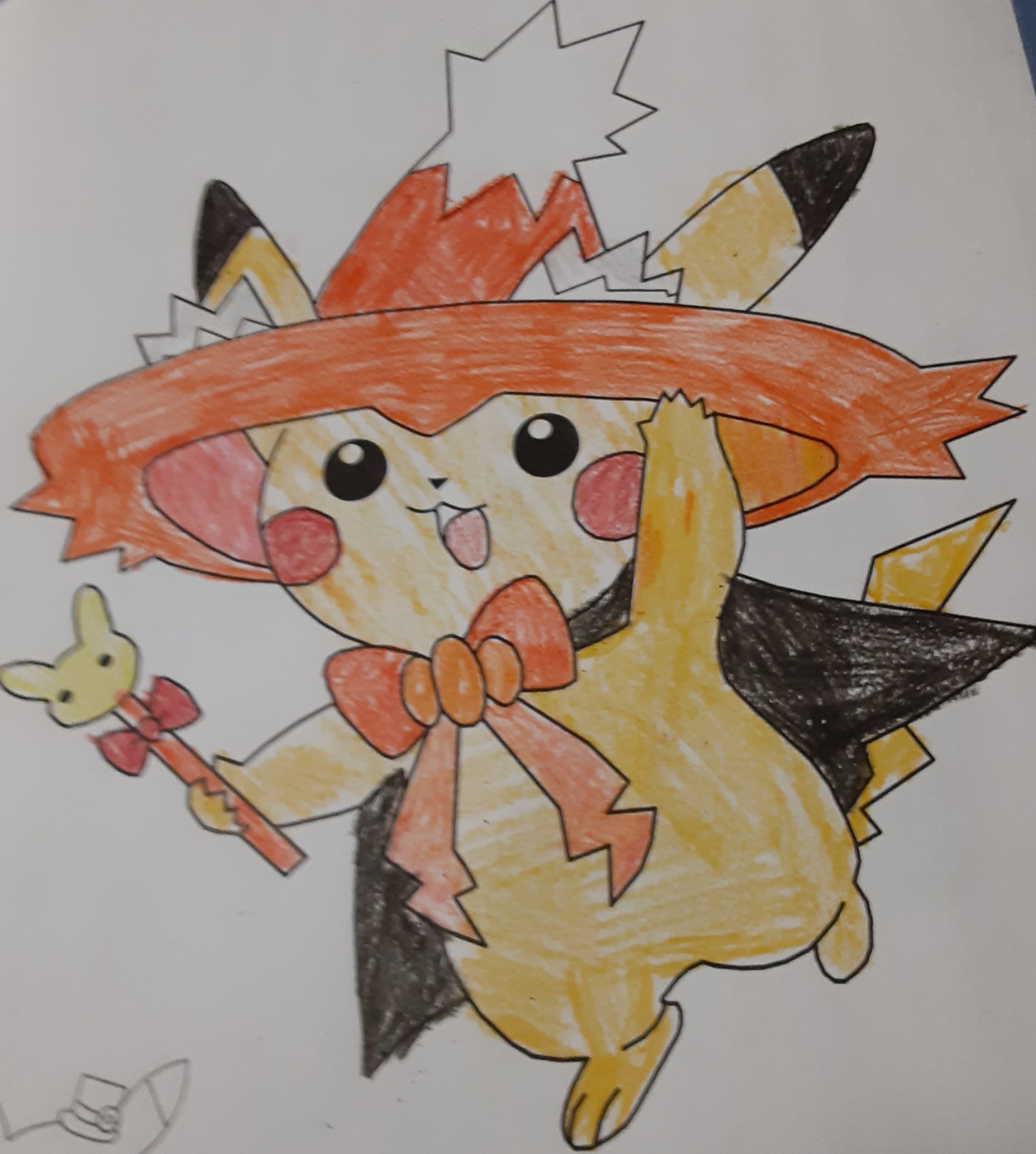 Halloween pikachu coloring page by sagovir on