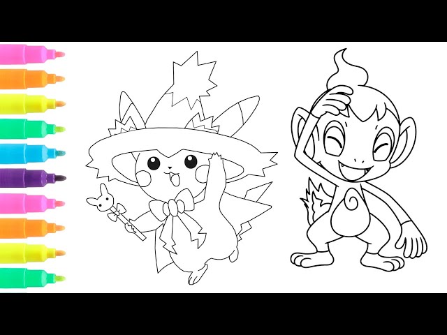 Pokãon pikachu coloring pages halloween costue i fun pokeon coloring book pages