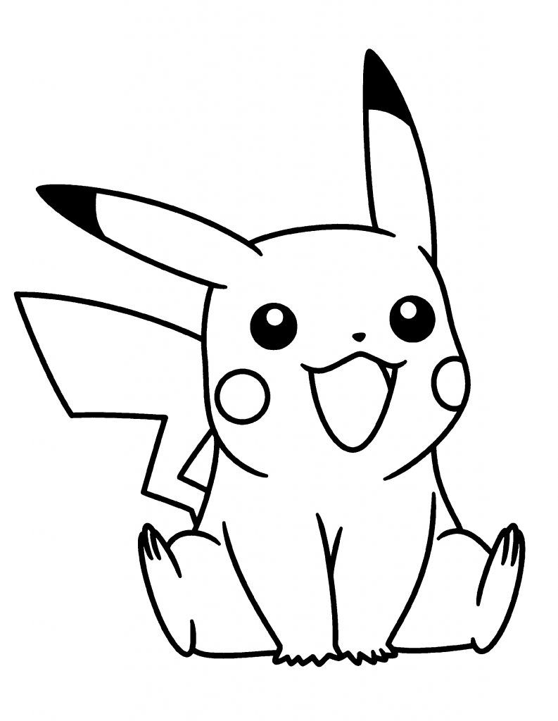 Adorable pikachu coloring pages pãginas para colorear de pokemon pãginas para colorear lindas colorear pokemon