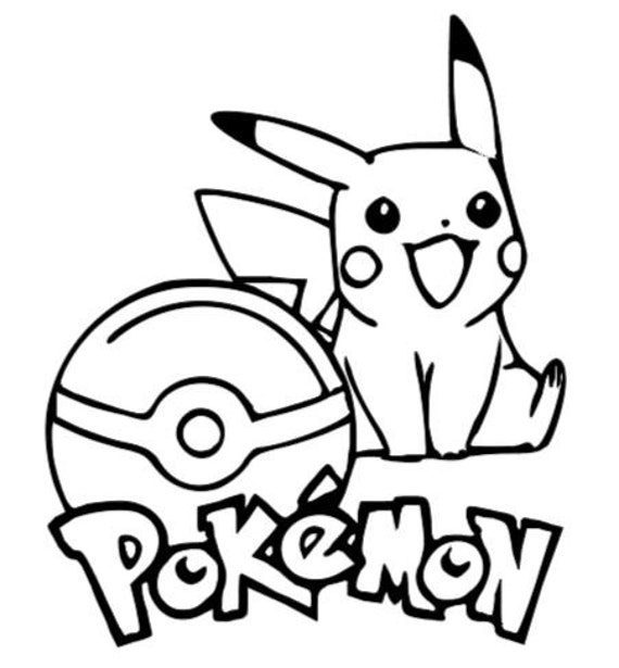 Pokãmon pikachu paintable canvas sip paint character color your own birthday party favors movie easy paint markers