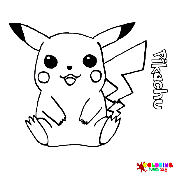 Pikachu coloring pages