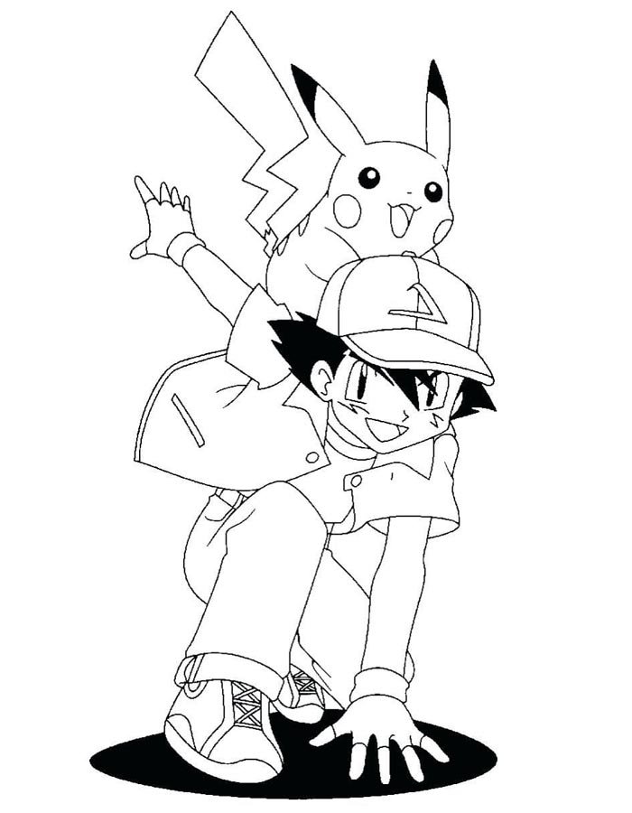 Pikachu para colorir desenhos para colorir