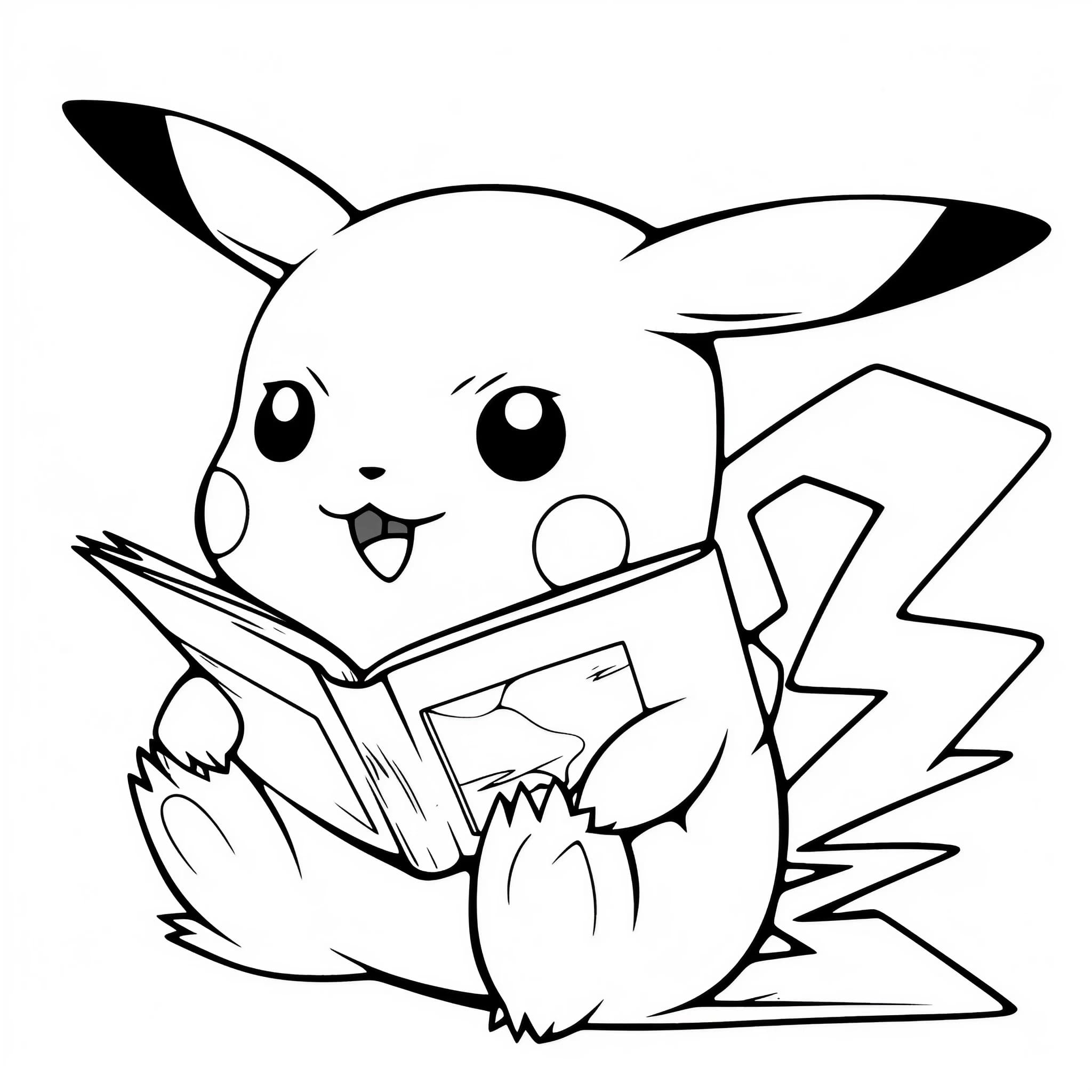 Desenhos de satoshi e pikachu para colorir e imprimir o desenhar o dono do pikachu