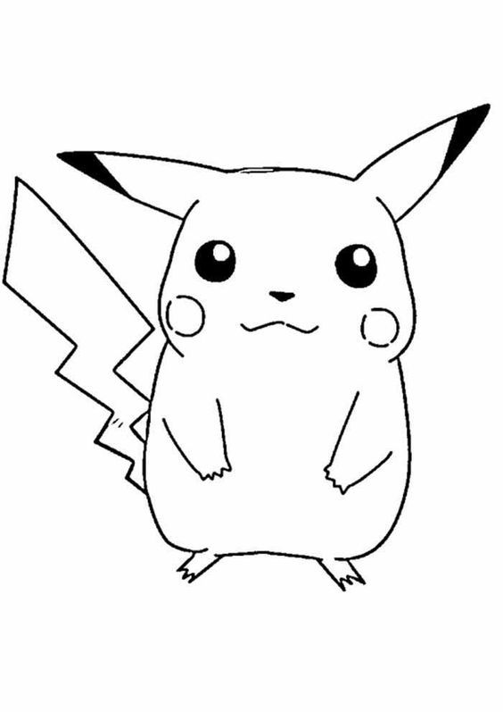 Printable pokemon coloring page