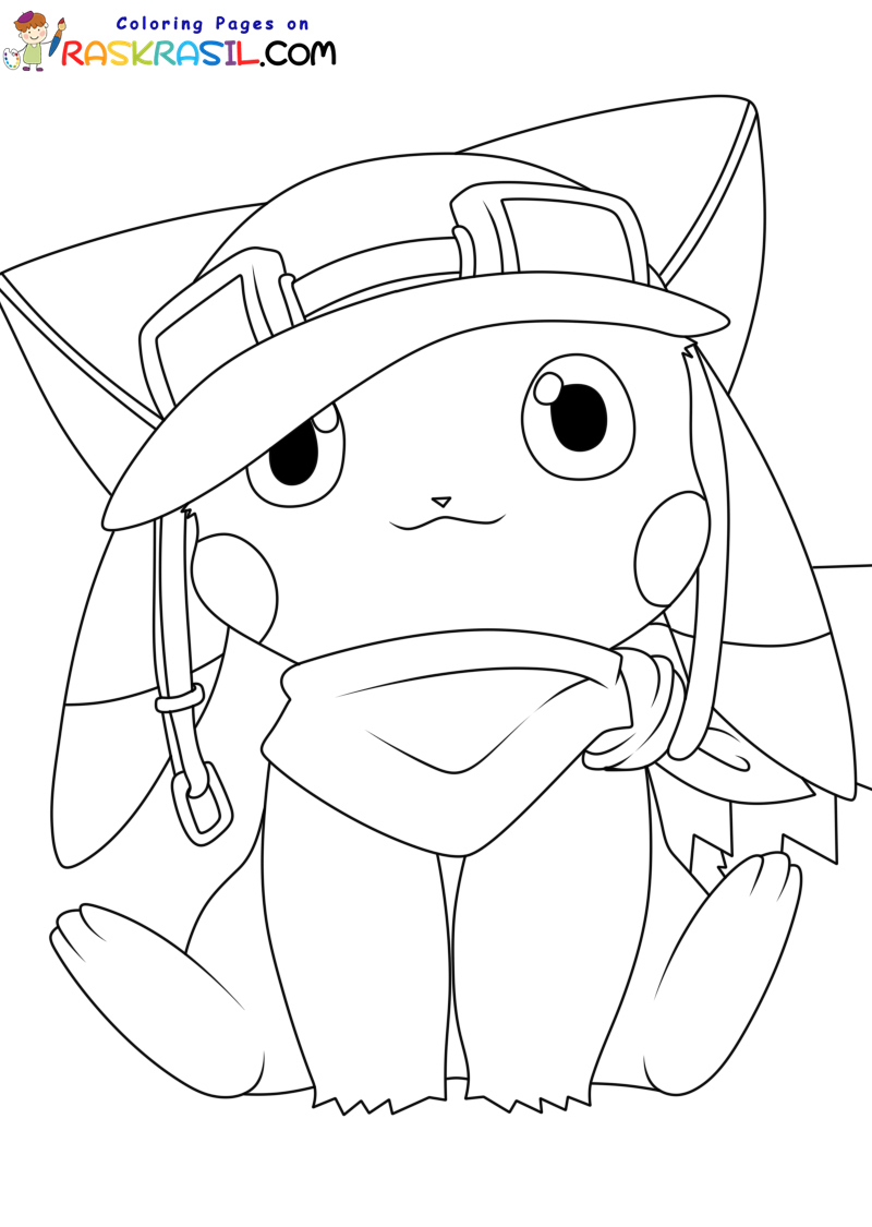 Pikachu coloring pages