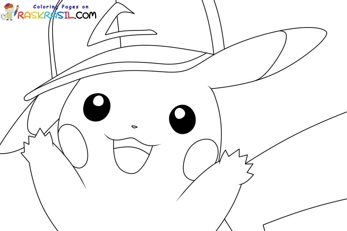 Pikachu coloring pages