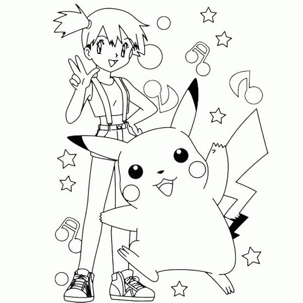 Desenhos do pikachu para imprimir e colorir