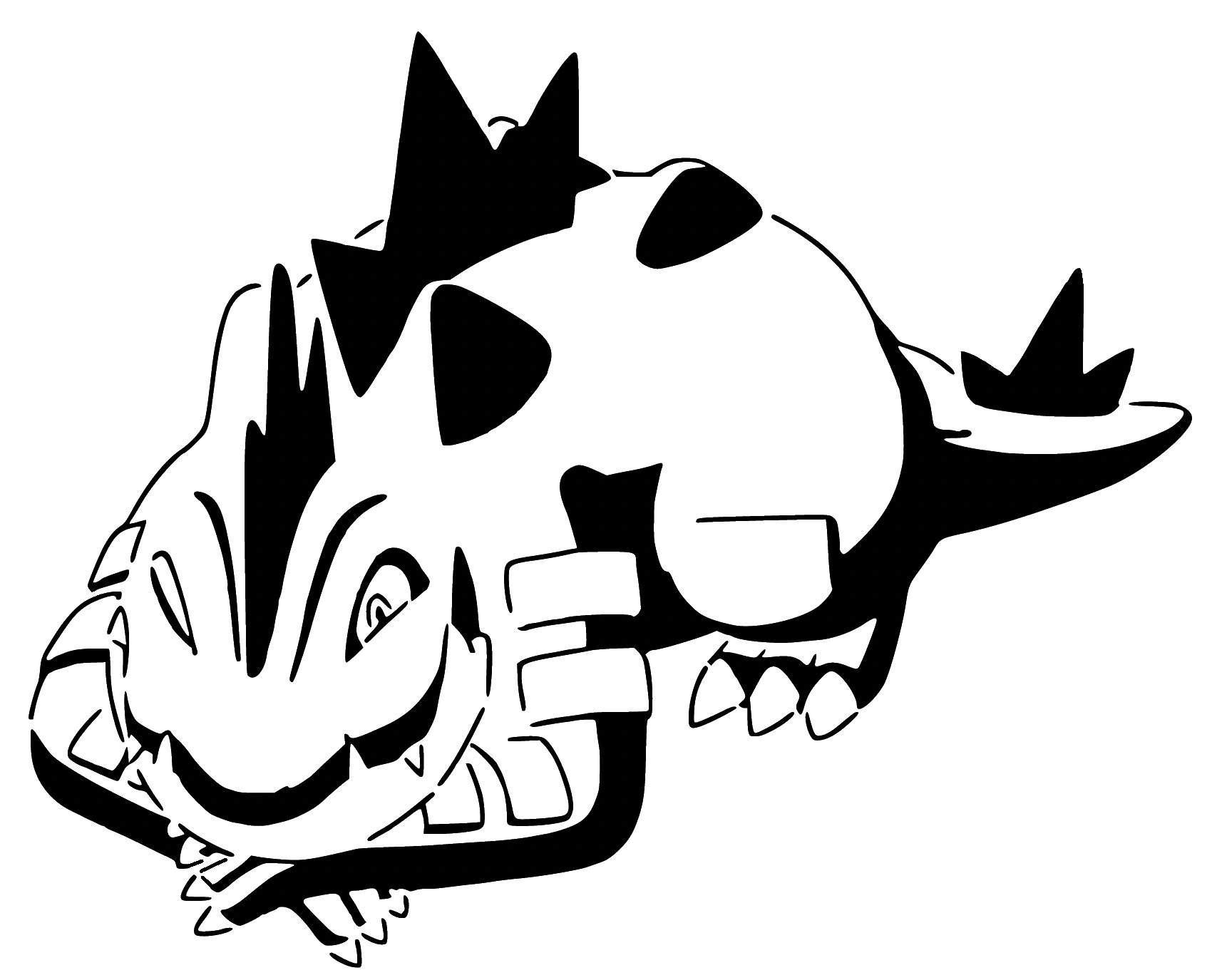 Feraligatr stencil by longquang on
