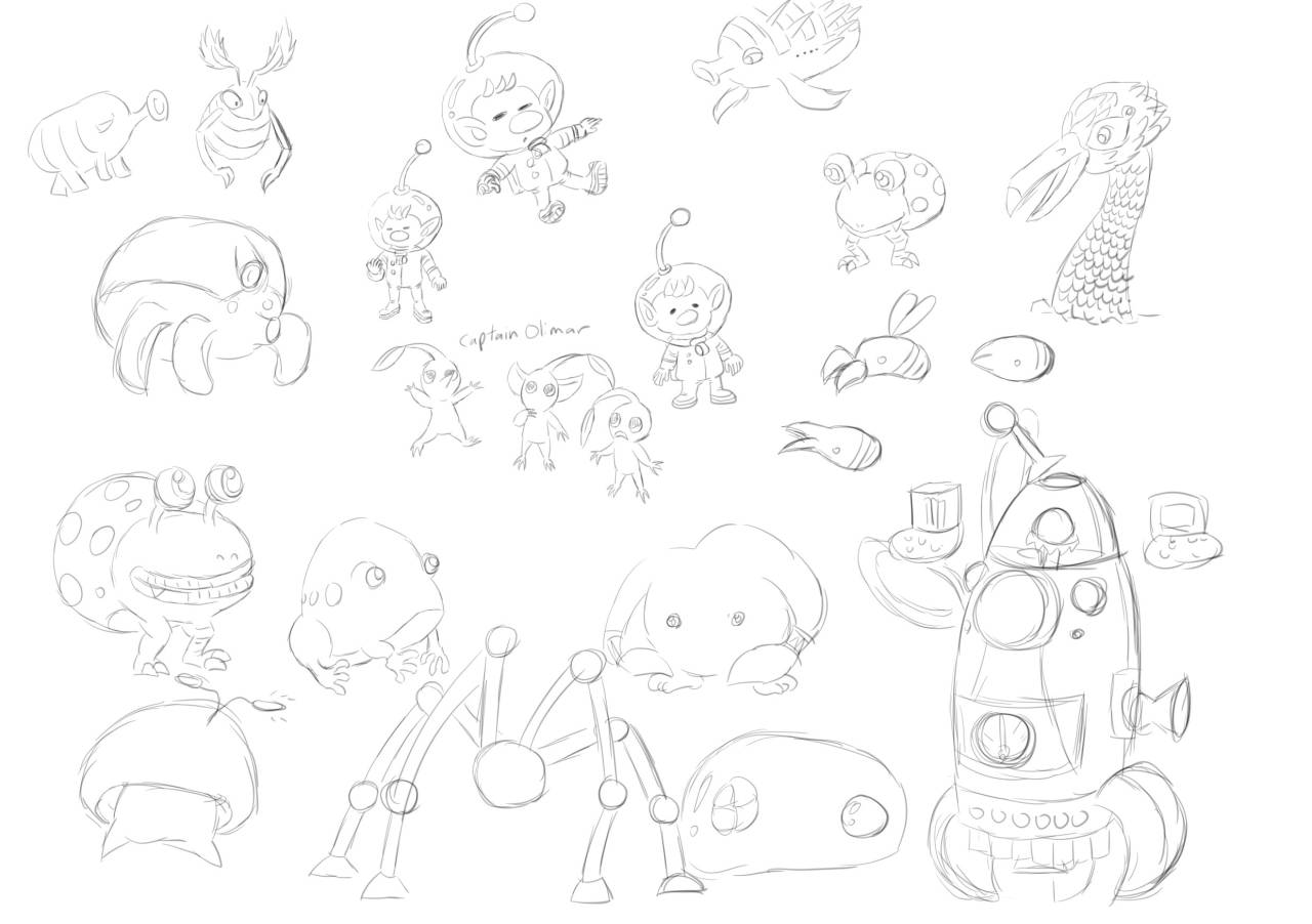 Puptoon is here â pikmin doodles it was drawn few months ago