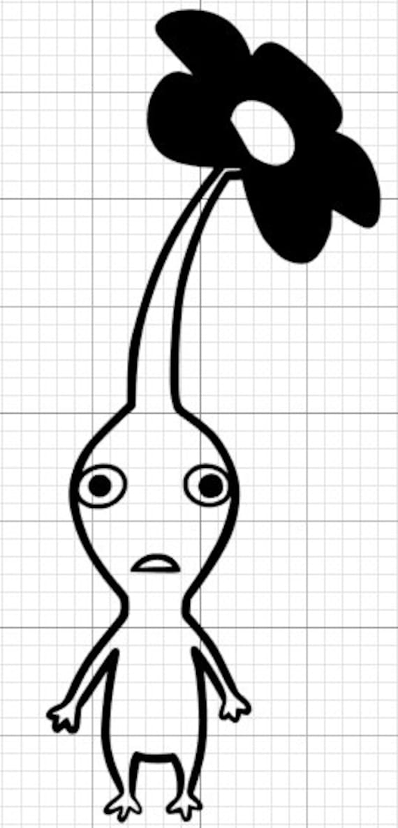 Pikmin vinyl decal