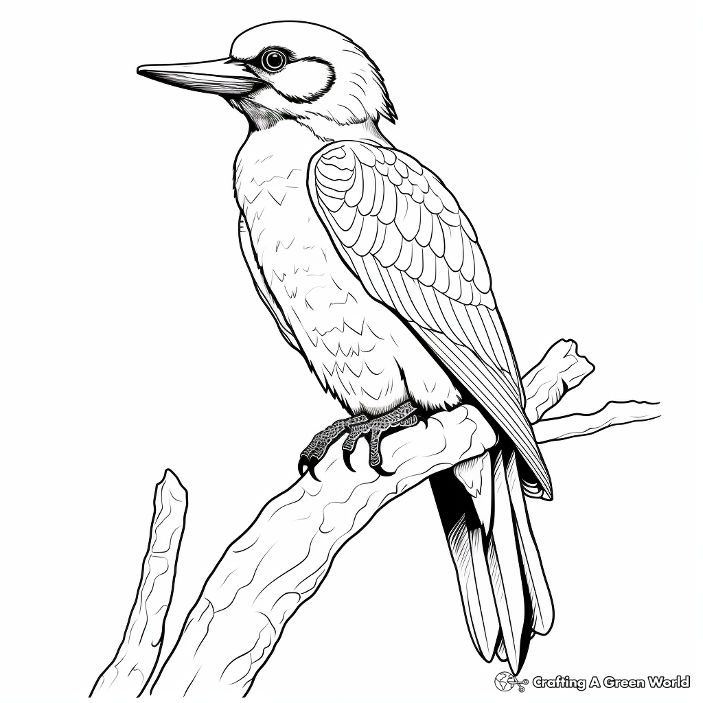 Woodpecker coloring pages