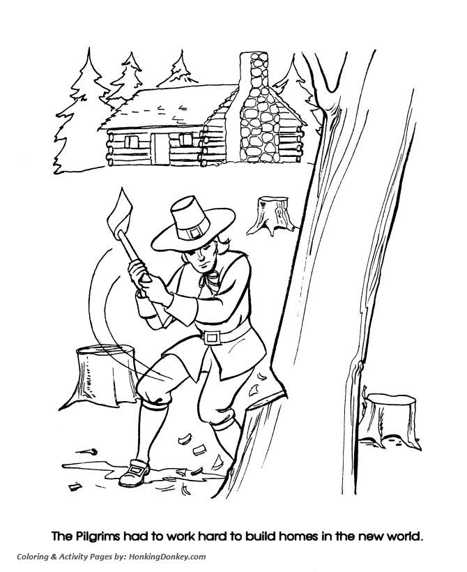 Thanksgiving coloring pages