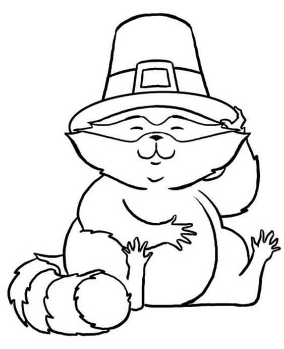 Free easy to print pilgrim coloring pages