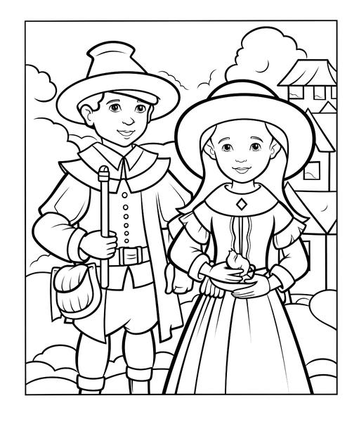 Free printable thanksgiving coloring pages list