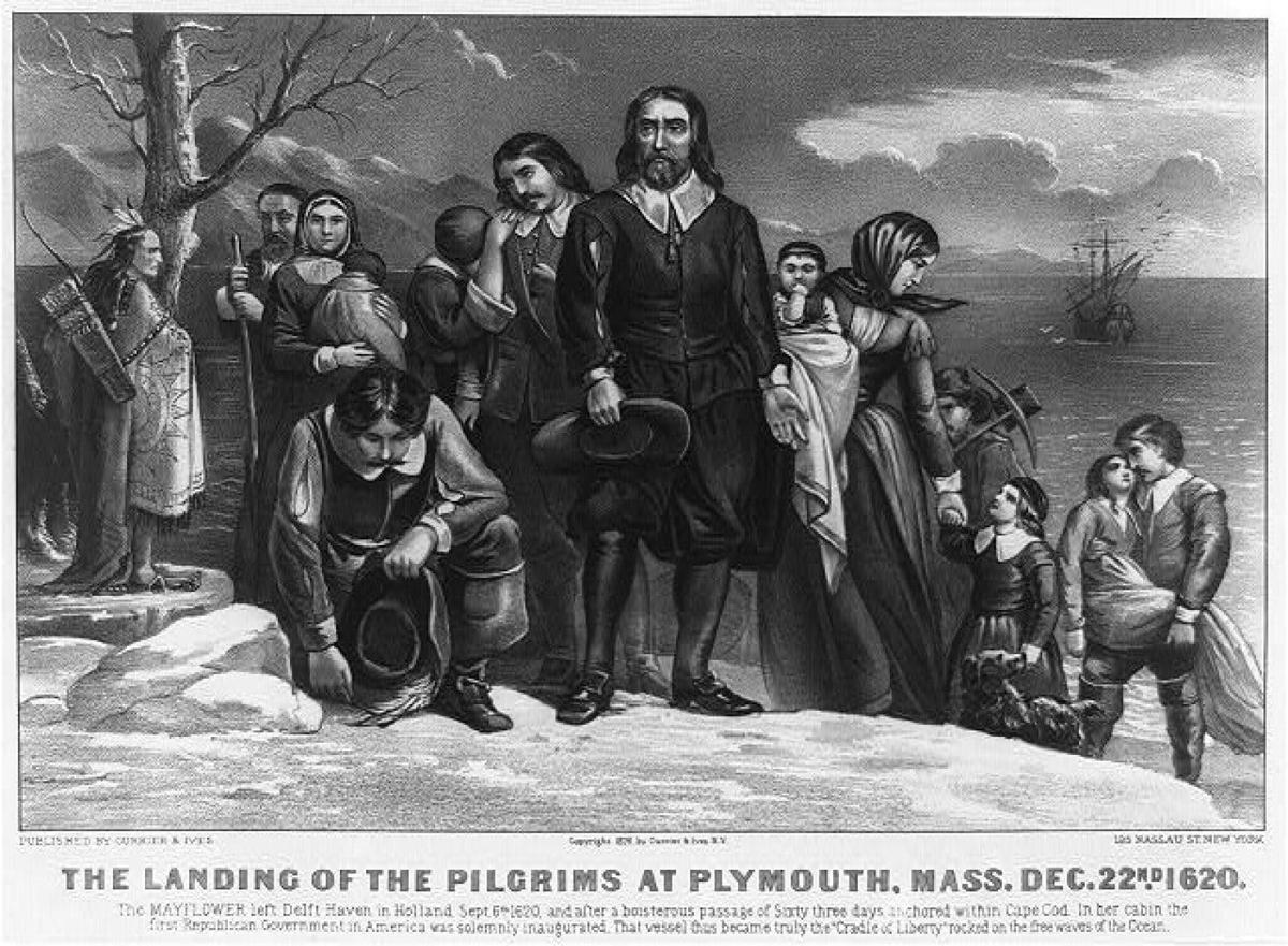 Where was the first thanksgiving hint it wasnt in plymouth