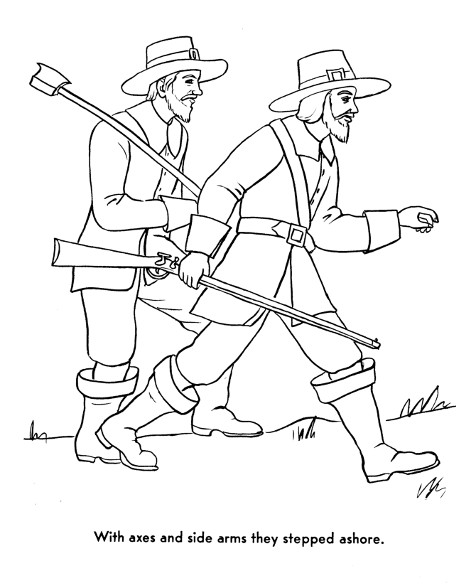 The pilgrims coloring pages pilgrims needed wood and food coloring pages coloring pages colouring pages thanksgiving stories