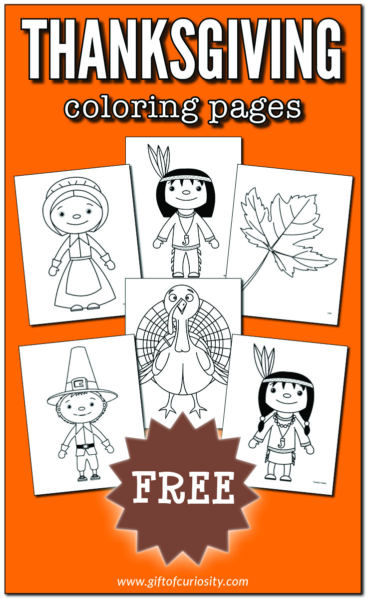 Thanksgiving coloring pages
