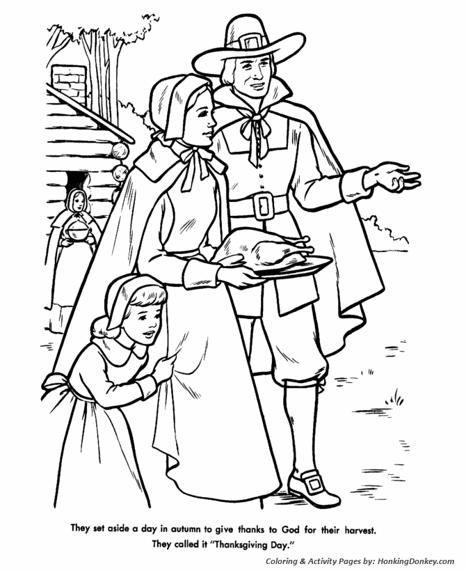 Thanksgiving coloring pages